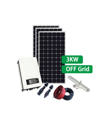 Complete set 3000W Off Grid Solar Panel Solar System Home Power Solar Energy System