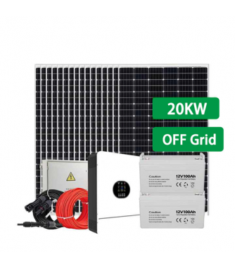 Residential 20KW Off Grid Solar System 20000W energy storage solar system complete set